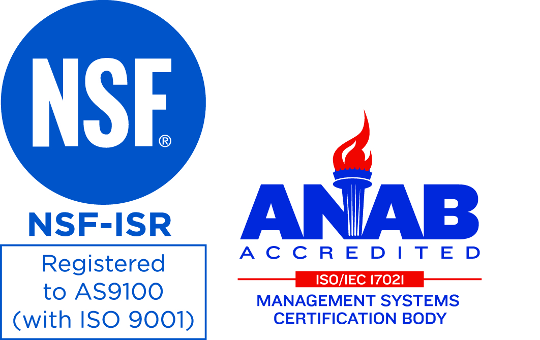 NSF Logo and ANAB Logo